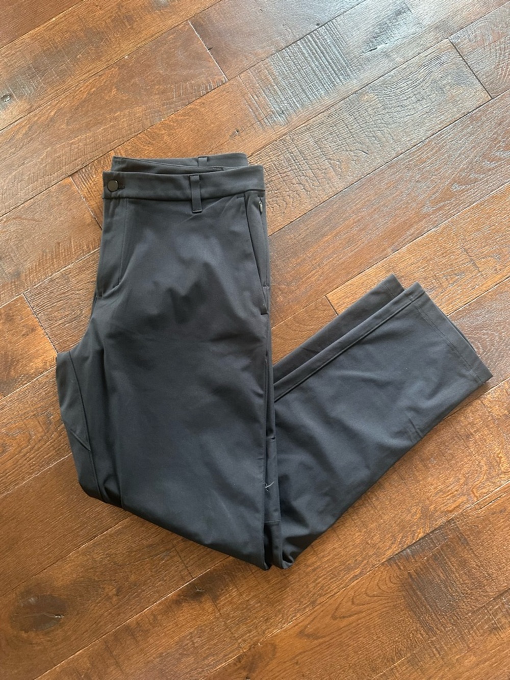 Mens Black ABC Classic-Fit Trouser " Warpstreme Lululemon Pants 36